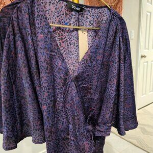 Do + Be Animal Print Shirt